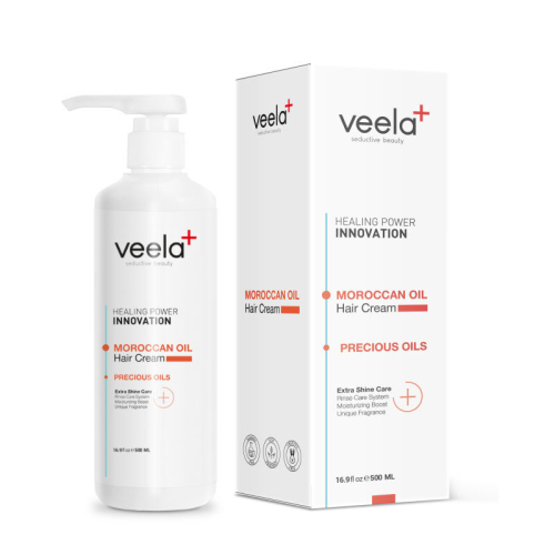 Veela Kuru Saçlar İçin Değerli Yağlar İle Nemlendirici Bakım Kremi 500 ml - Veela