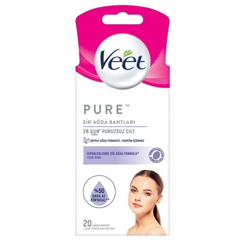 Veet Pure Sir Ağda Bantları 20 Adet - Veet
