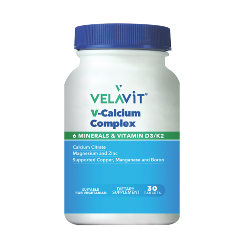 Velavit V-Calcium Complex Takviye Edici Gıda 30 Kapsül - Velavit