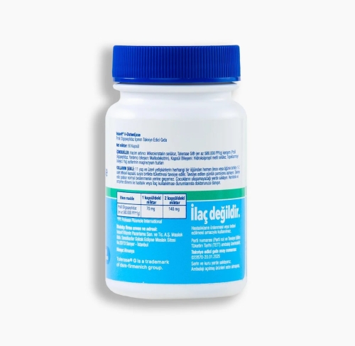 Velavit V-GlutenEase Takviye Edici Gıda 60 Kapsül - 5