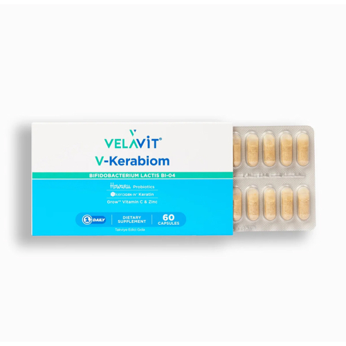 Velavit V-Kerabiom Takviye Edici Gıda 60 Kapsül - 2