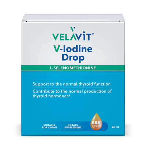 Velavit V-lodine Drop İyot ve Selenyum İçeren Takviye Edici Gıda 25 ml - Velavit