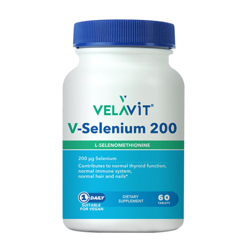 Velavit V-Selenium 200 Takviye Edici Gıda 60 Tablet - Velavit
