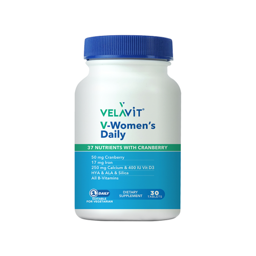 Velavit V-Womens Daily Takviye Edici Gıda 30 Tablet - Velavit