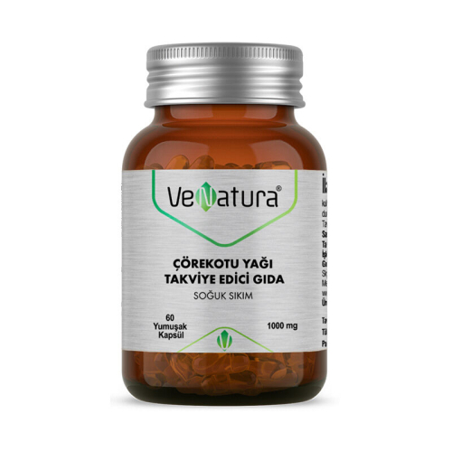VeNatura Çörek Otu Yağı Takviye Edici Gıda 60 Yumuşak Kapsül - VeNatura