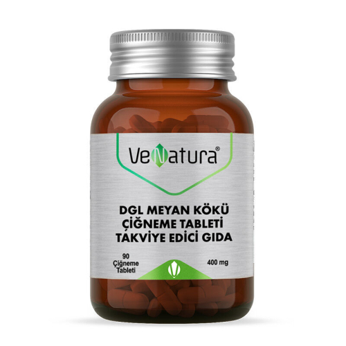 Venatura DGL Meyan Kökü Çiğneme Tableti Takviye Edici Gıda 90 Adet - VeNatura