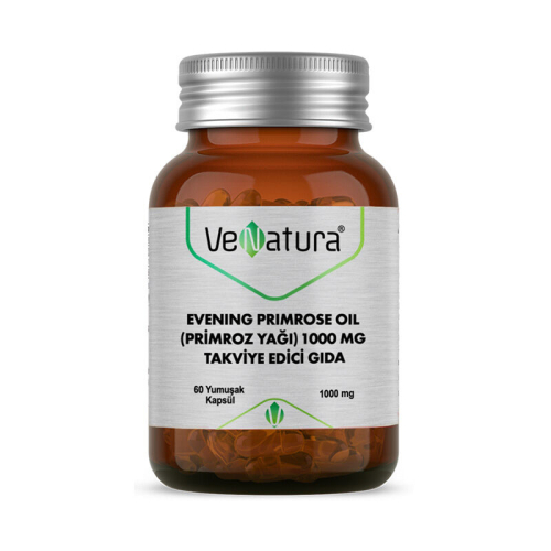 VeNatura Evening Primrose Oil (Primroz Yağı) 1000 mg 60 Kapsül - VeNatura