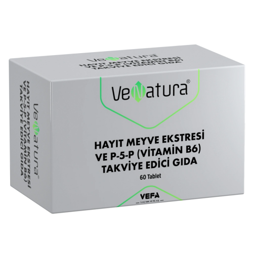 Venatura Hayıt Meyve Ekstresi ve P-5-P (Vitamin B6) Takviye Edici Gıda 60 tablet - VeNatura