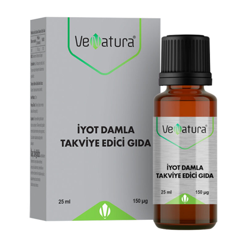 Venatura İyot Damla Takviye Edici Gıda 25 ml - VeNatura