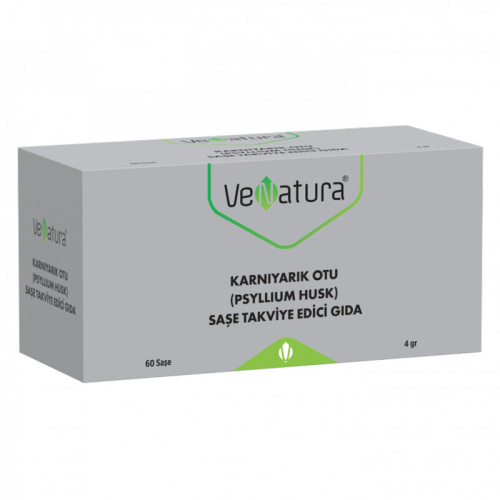 VeNatura Karnıyarık Otu (Psyllium Husk) Saşe Takviye Edici Gıda 60 Saşe - VeNatura