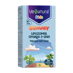 VeNatura Kids Gummy Lipozomal Omega-3 DHA Takviye Edici Gıda 30 Çiğnenebilir Form - 1