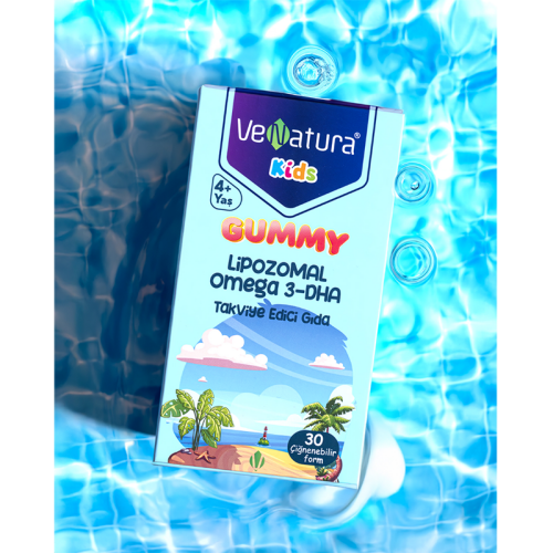 VeNatura Kids Gummy Lipozomal Omega-3 DHA Takviye Edici Gıda 30 Çiğnenebilir Form - 2