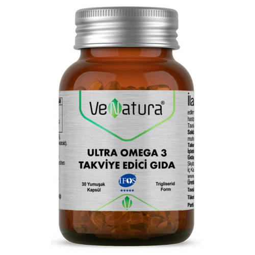 VeNatura Ultra Omega 3 Takviye Edici Gıda 30 Kapsül - VeNatura