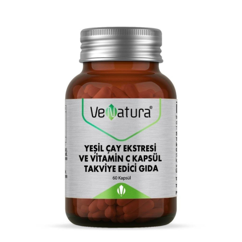 VeNatura Yeşil Çay Ekstresi Ve Vitamin C 60 Kapsül - VeNatura