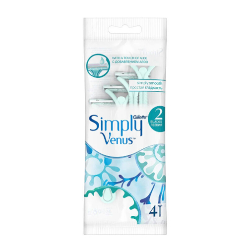 Venüs Gilette 2 Bıçaklı Kadın Tıraş Bıçağı 4lü - 1
