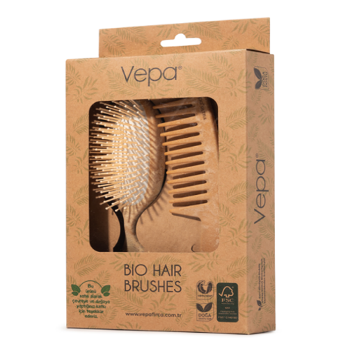 Vepa Bio Hair Brushes 2li SET - 1