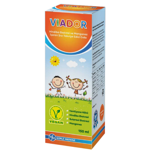 Viador Hindiba Ekstresi ve Manganez İçeren Şurup 150 ml - Viador