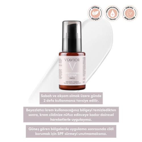 Viavior Pavo Whitening Cream 50 ml - 4