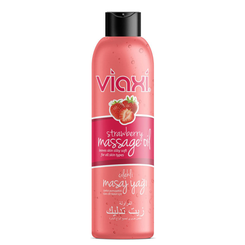 Viaxi Çilek Aromalı Masaj Yağı 177 ml - Viaxi