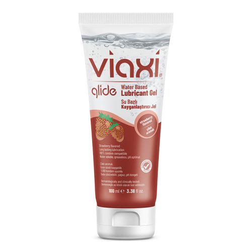 Viaxi Glide Strawberry Lubricant Gel 100 ml - Viaxi