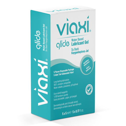 Viaxi Glide Water Based Lubricant Gel Simple 5x5 ml - Viaxi