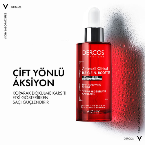 Vichy Dercos Aminexil R.E.G.E.N Booster Saç Dökülmesine Karşı Serum 90 ml - 2