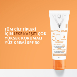 Vichy Capital Soleil Spf 50+ Anti Dark Spots Leke Karşıtı Renkli Güneş Kremi 50 ml - 4