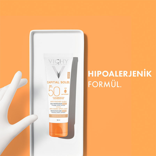 Vichy Capital Soleil Spf 50+ Anti Dark Spots Leke Karşıtı Renkli Güneş Kremi 50 ml - 6