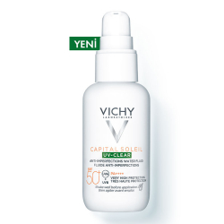 Vichy Capital Soleil UV-Clear Spf 50 Fluid Güneş Koruyucu 40 ml - 1