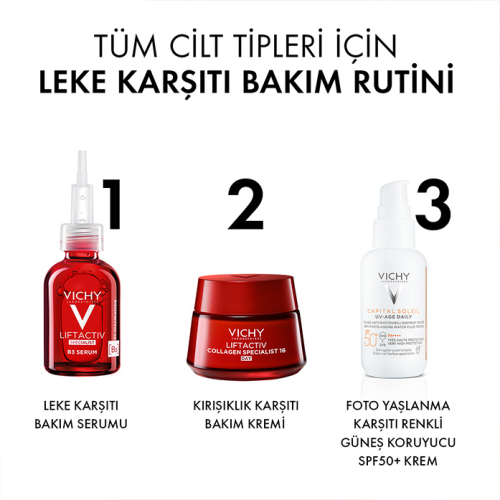 Vichy Capital Soleil UV Yaşlanma Karşıtı Güneş Kremi SPF 50 40 ml - Renkli - 7