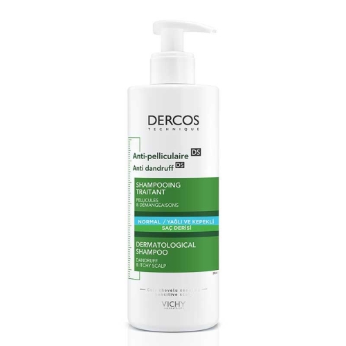 Vichy Dercos Anti Dandruff Kepek Karşıtı Şampuan 390 ml - Normal ve Yağlı Saçlar - Vichy