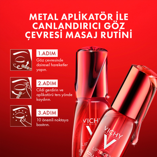 Vichy Liftactiv Collagen Specialist 16 Göz Bakım Serumu 15 ml - 3