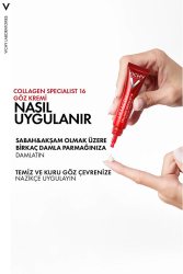 Vichy Liftactiv Collagen Specialist Yaşlanma Belirtilerine Karşı Göz Bakım Kremi 15 ml - 4