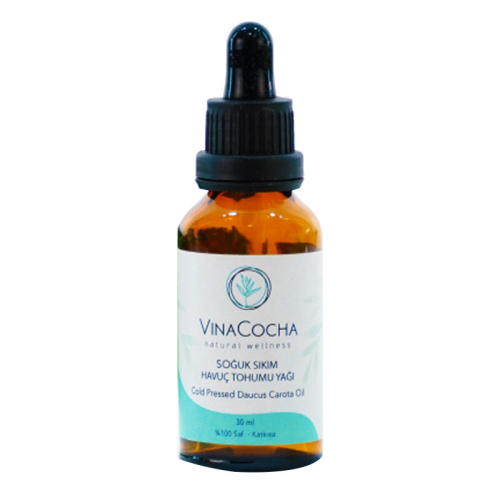 Vinacocha Soğuk Sıkım Havuç Tohumu Yağı 30 ml - Vinacocha