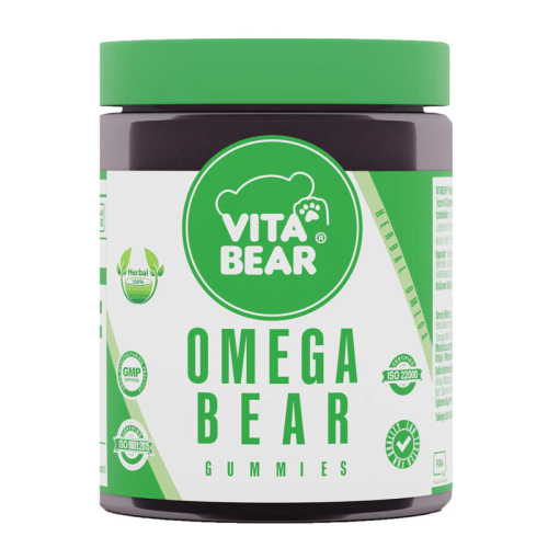 Vita Bear Omega Bear Bitkisel Omega 60 Adet - Vita Bear
