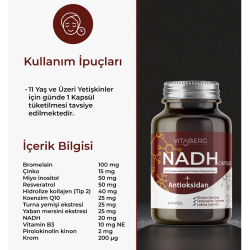 Vitabeg NADH Antioksidan 30 Kapsül - 3