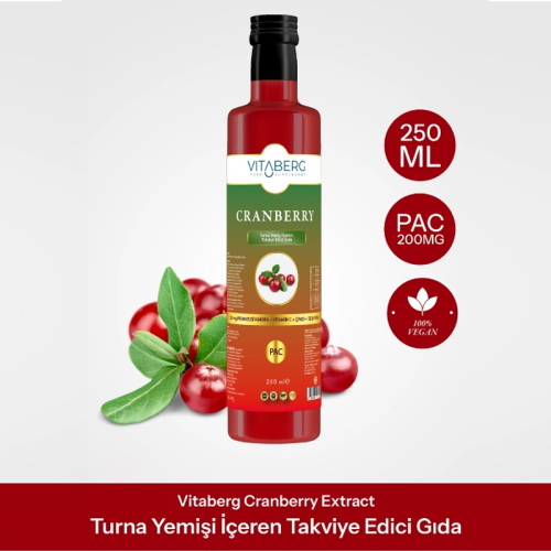 Vitaberg Cranberry Extract Sıvı Takviye Edici Gıda 250 ml - 2
