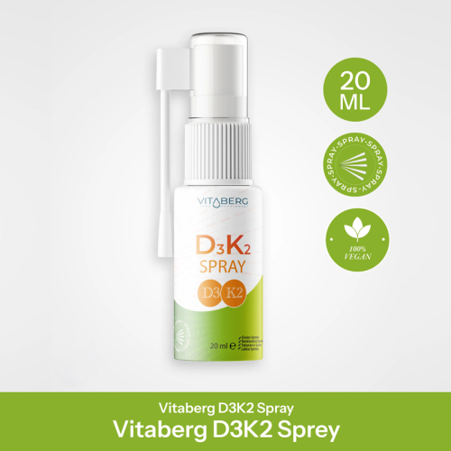 Vitaberg D3K2 Sprey Takviye Edici Gıda 20 ml - 2