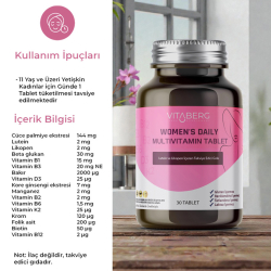 Vitaberg Women’s Daily Multivitamin 30 Tablet - 3
