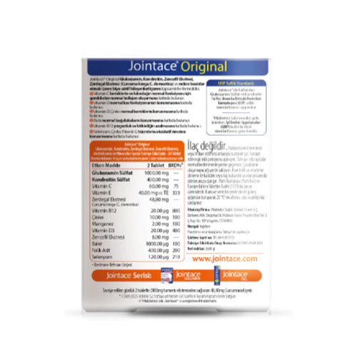 Vitabiotics Jointace Original Takviye Edici Gıda 30 Tablet - 2