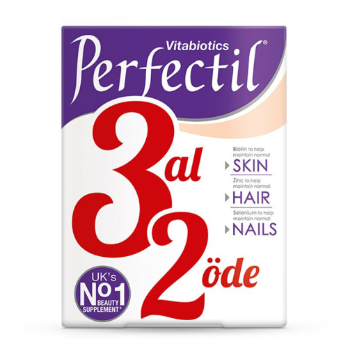 Vitabiotics Perfectil Skin Hair Nails 90 Tablet - 3 al 2 öde - 1