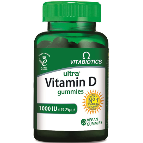 Vitabiotics Ultra Vitamin D Gummies 1000 IU 50 Vegan Kapsül - Vitabiotics