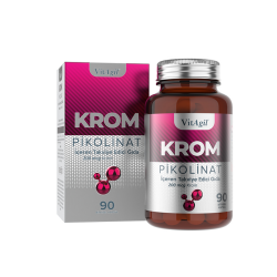 VitAgil Krom Pikolinat İçeren Takviye Edici Gıda 90 Bitkisel Kapsül - 2