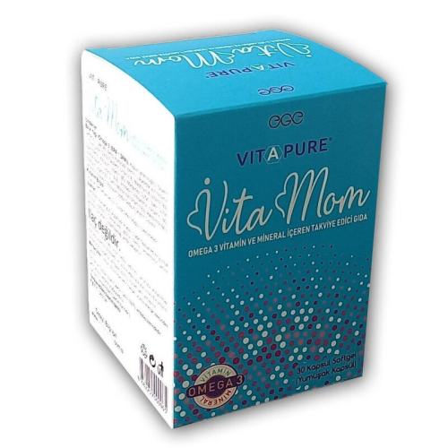 Vitapure Vitamom 30 Yumuşak Kapsül - Ege Pharma