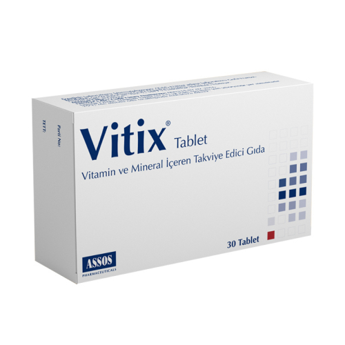 Vitix Takviye Edici Gıda 30 Tablet - Assos İlaç