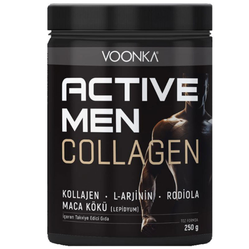 Voonka Collagen Active Men Toz Yeşil Elma 250 gr - Voonka