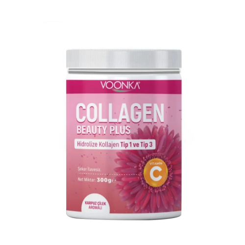Voonka Collagen Beauty Plus Karpuz Çilek Aromalı Takviye Edici Gıda 300gr - Voonka