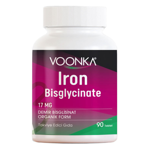 Voonka Iron Bisglycinate Demir 90 Kapsül - Voonka