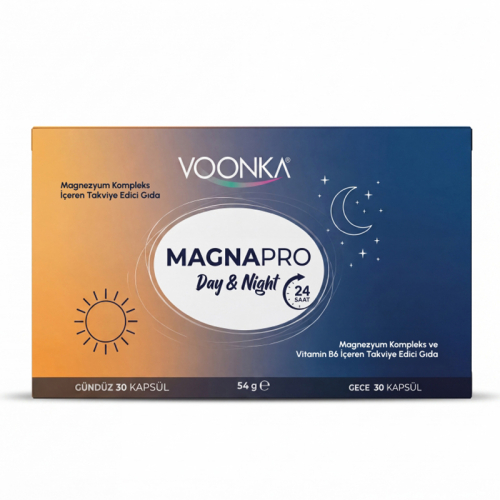 Voonka MagnaPro Day Night Takviye Edici Gıda 30+30 Kapsül - Voonka