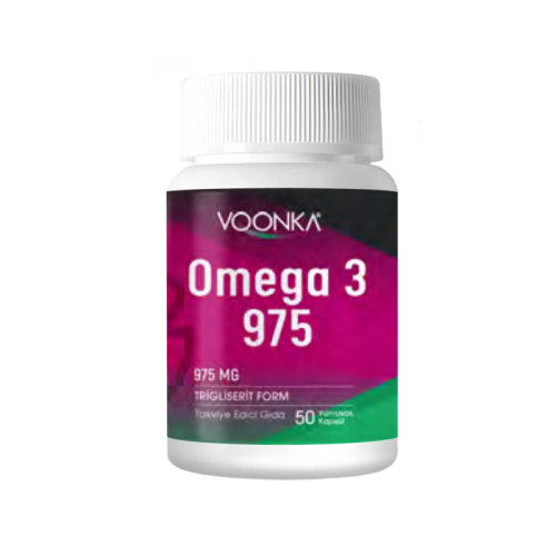 Voonka Omega 3 975 Takviye Edici Gıda 50 Yumuşak Kapsül - Voonka